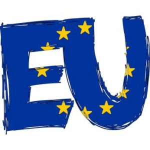 EU Flag Text